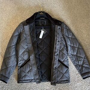 Men's Black Quilted Jacket